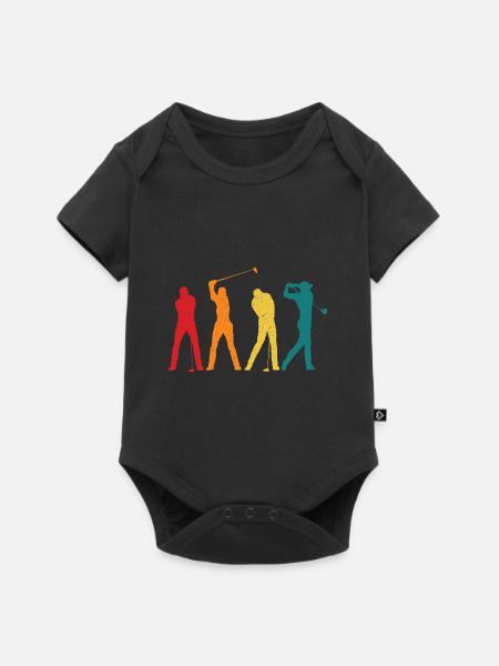Golf Queen Gift Golf Clubs Sports Woman Women - Baby Premium short-sleeve bodysuit - black