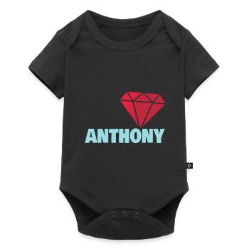 Anthony as Noble - Baby Premium short-sleeve bodysuit - black - Front