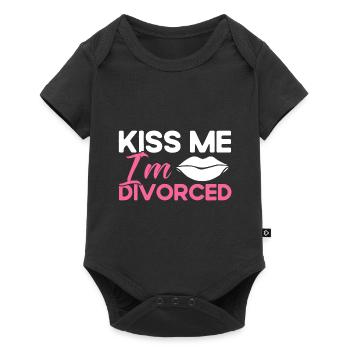 Divorce Divorced Divorced Gift - Baby Premium short-sleeve bodysuit - black - Front