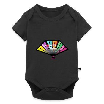Japan China Asia Subjects Asian Art - Baby Premium short-sleeve bodysuit - black - Front