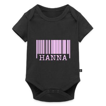 Nom: Hanna - Body à manches courtes Premium Bébé - noir - Devant
