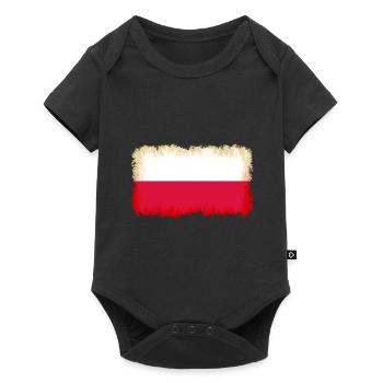 Poland as Poland - Baby Premium short-sleeve bodysuit - black - Front