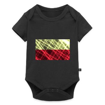 Polen - Baby Premium Kurzarmbody - Schwarz - Vorne