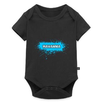Soleil La Havane - Body à manches courtes Premium Bébé - noir - Devant