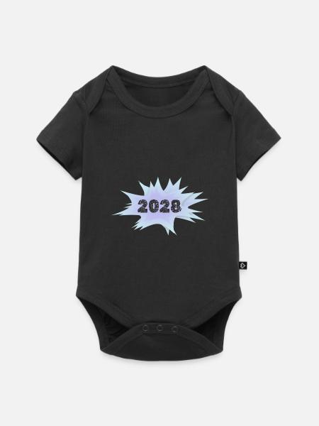 2028 2028 - Baby Premium Kurzarmbody - Schwarz