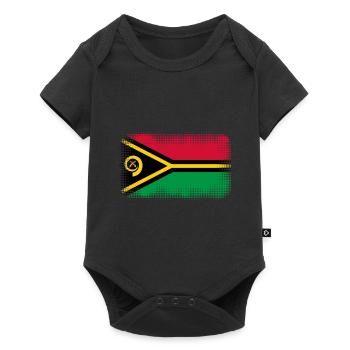 Cadeau pour le Vanuatu - Body à manches courtes Premium Bébé - noir - Devant
