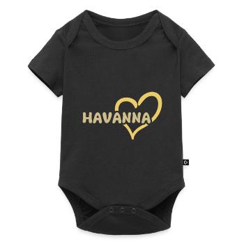 Havana - Baby Premium short-sleeve bodysuit - black - Front