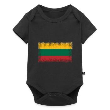 Lithuania - Baby Premium short-sleeve bodysuit - black - Front