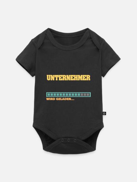 Unternehmer - Baby Premium Kurzarmbody - Schwarz