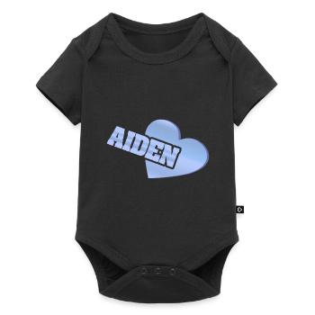 Cadeau pour Aiden - Body à manches courtes Premium Bébé - noir - Devant