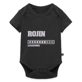 Rojin as a baby - Baby Premium short-sleeve bodysuit - black - Front