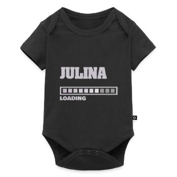 Baby Julina - Baby Premium short-sleeve bodysuit - black - Front