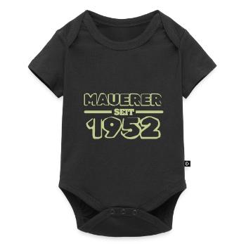 Maurer 1952 - Body à manches courtes Premium Bébé - noir - Devant