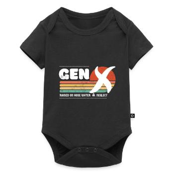 Gen X sunset - White - Baby Premium short-sleeve bodysuit - black - Front