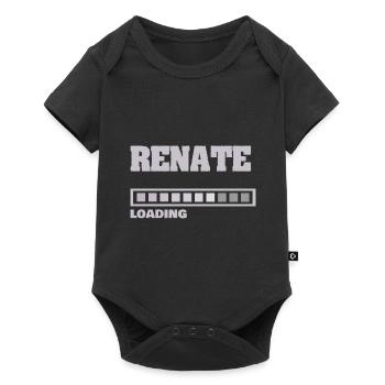 Baby Renate - Baby Premium short-sleeve bodysuit - black - Front