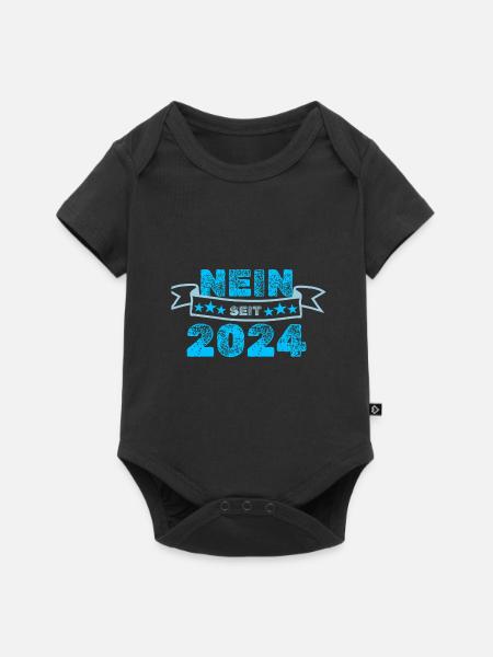Niemals 2024 - Baby Premium Kurzarmbody - Schwarz