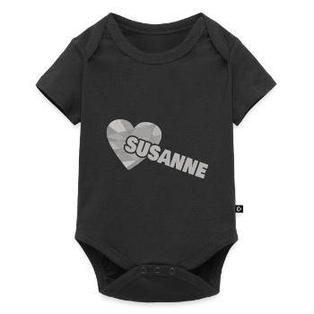 Chère Susanne, - Body à manches courtes Premium Bébé - noir - Devant