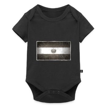 El Salvador - Baby Premium Kurzarmbody - Schwarz - Vorne