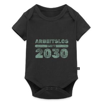 seit 2030 - Baby Premium Kurzarmbody - Schwarz - Vorne