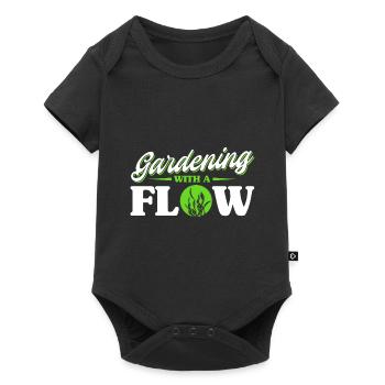 Water gardener gardening in the river gift - Baby Premium short-sleeve bodysuit - black - Front