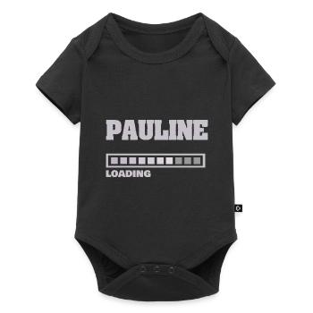 Pauline bébé - Body à manches courtes Premium Bébé - noir - Devant