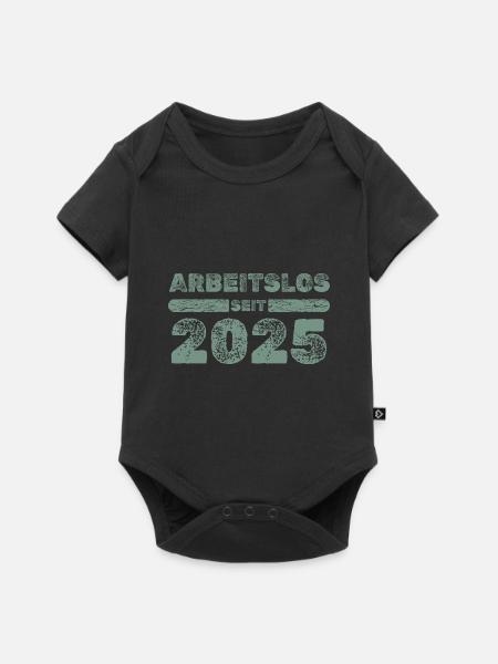 2025 2025 - Baby Premium Kurzarmbody - Schwarz