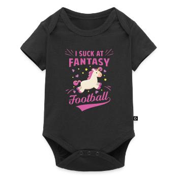 I suck at Fantasy Football - Body à manches courtes Premium Bébé - noir - Devant