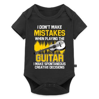 Guitar Guitarist Musical Instrument Guitar Music - Baby Premium short-sleeve bodysuit - black - Front