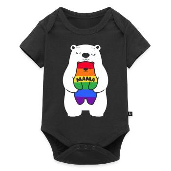 Mama Bear Lgbt - Baby Premium short-sleeve bodysuit - black - Front
