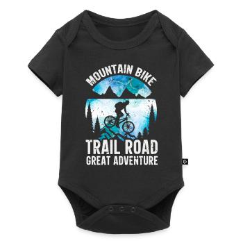 Vélo de montagne - Body à manches courtes Premium Bébé - noir - Devant