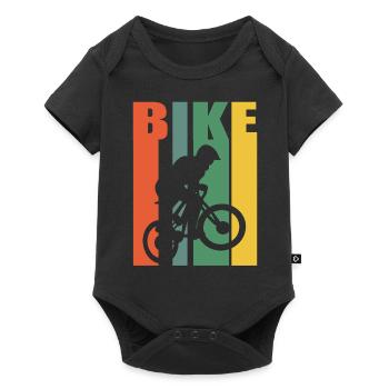 Vélo vélo VTT - Body à manches courtes Premium Bébé - noir - Devant