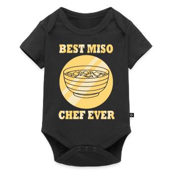 Miso Chef isst Ramen Liebhaber von japanischem - Baby Premium Kurzarmbody - Schwarz - Vorne