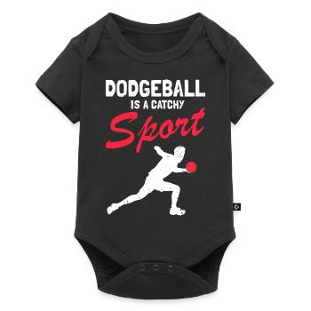 Dodgeball for Dodgeball Player and Gaga Ball - Baby Premium short-sleeve bodysuit - black - Front