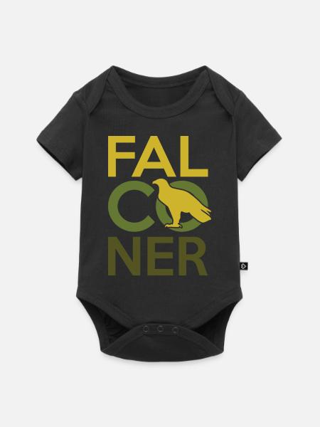 Beizjagd falknerei - Baby Premium Kurzarmbody - Schwarz