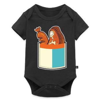 Meat Grill Master Gift Chest Pocket Grilling - Body à manches courtes Premium Bébé - noir - Devant