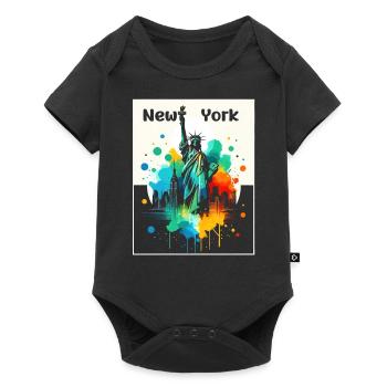 Vivid Liberty Art - Baby Premium short-sleeve bodysuit - black - Front
