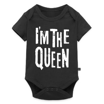 Reine Diva Maman Cadeau Je suis la Reine - Body à manches courtes Premium Bébé - noir - Devant