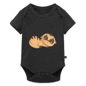meerkat - Baby Premium short-sleeve bodysuit - black - Front
