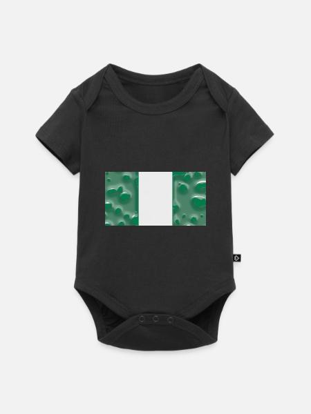 Nigéria - Body à manches courtes Premium Bébé - noir