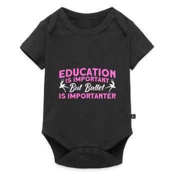Ballet Dance Ballerina Ballet Dancer Gift - Baby Premium short-sleeve bodysuit - black - Front
