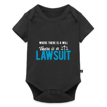 Richter Jurist Anwalt - Baby Premium Kurzarmbody - Schwarz - Vorne