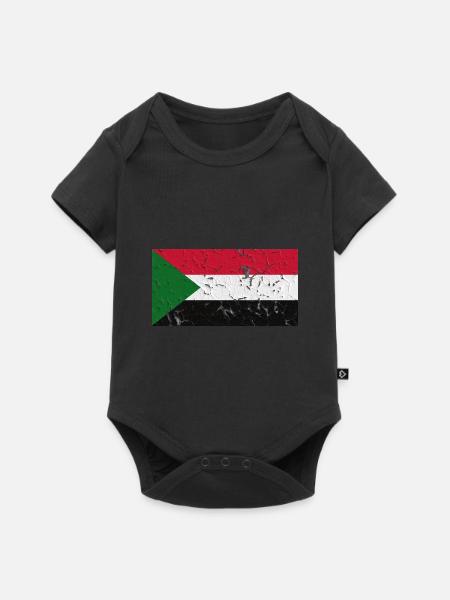 Sudan - Baby Premium Kurzarmbody - Schwarz