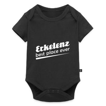 Erkelenz - Stadt best place ever - Baby Premium Kurzarmbody - Schwarz - Vorne