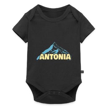 Mountaineering Antonia - Baby Premium short-sleeve bodysuit - black - Front