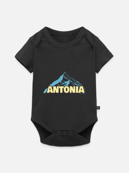 Bergsteigen Antonia - Baby Premium Kurzarmbody - Schwarz
