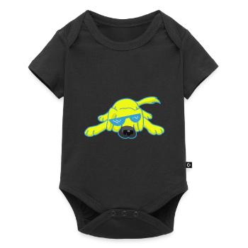 Meme Chien Animaux Enfants Enfants Chiens Ukraine - Body à manches courtes Premium Bébé - noir - Devant