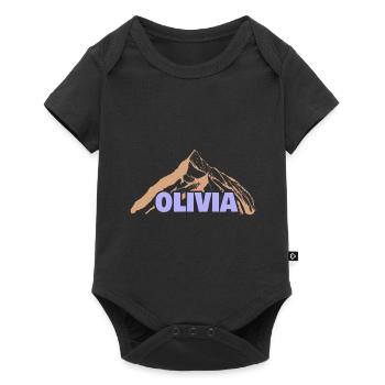 Gift for Olivia - Baby Premium short-sleeve bodysuit - black - Front