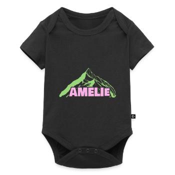 Mountaineering Amelie - Baby Premium short-sleeve bodysuit - black - Front