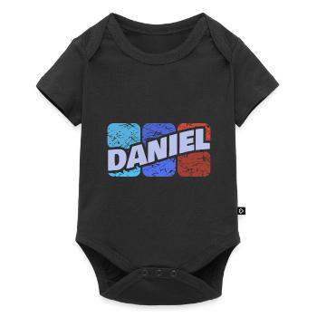 Daniel as Daniel - Baby Premium short-sleeve bodysuit - black - Front