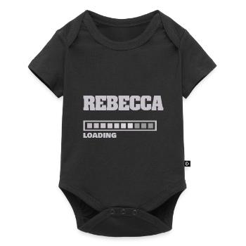 Rebecca bébé - Body à manches courtes Premium Bébé - noir - Devant